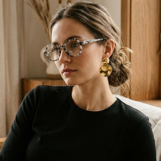 Oversized Hexagon Reading Glasses for Men & Women | R-696