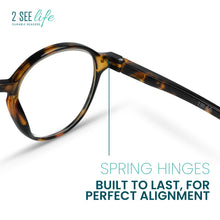 Premium Retro Round Reading Glasses Men & Women Small Narrow Faces | R-726