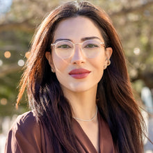 Wire Rim Reading Glasses Round Metal Frame | R-638
