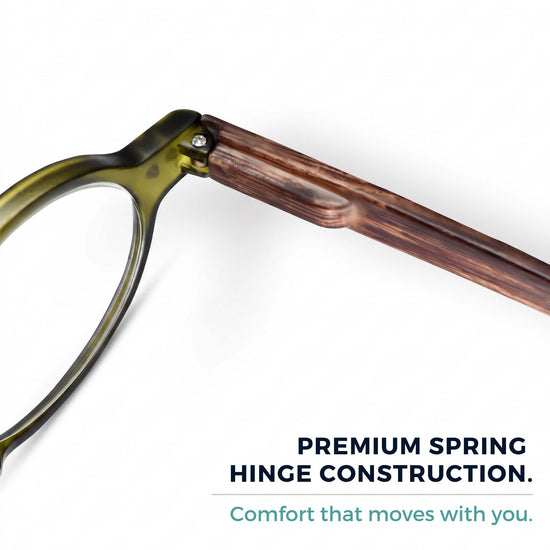 Small Round Reading Glasses for Narrow Faces | R-415