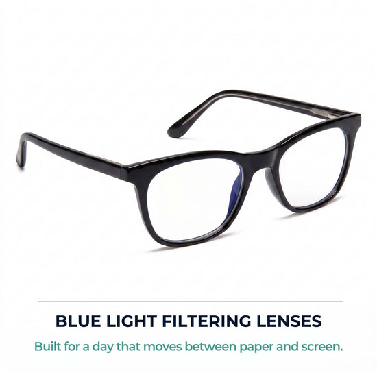 Clear Frame Blue Light Reading Glasses for Men & Women | R-771P