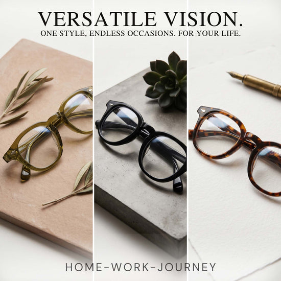 3-Pack Retro Blue Light Reading Glasses | M-895