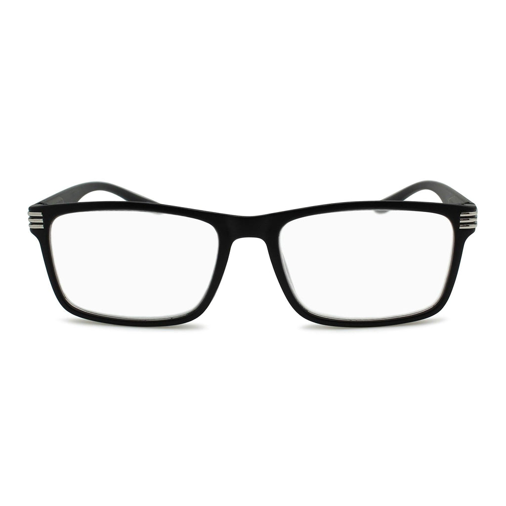 Men s Thick Frame Glasses Square Readers 2SeeLife
