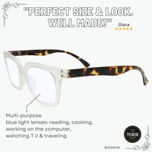 clear tortoise shell reading glasses