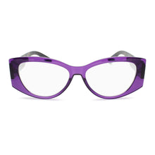 Purple reading glasses 