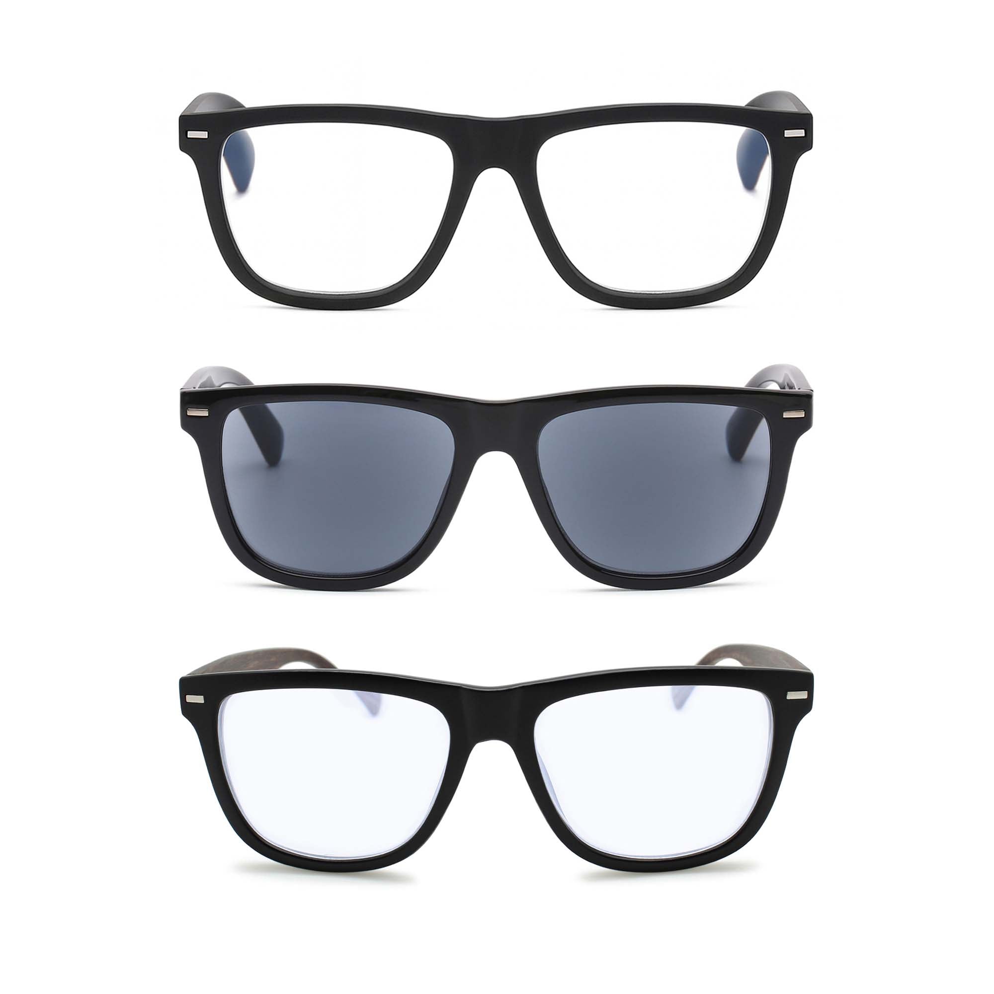 3-Pack Premium TR-90 Blue Light Blocking Reading Glasses for Men | M-728P