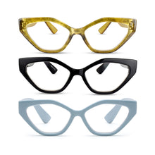 3-Pack Premium TR-90 Funky Cat Eye Reading Glasses for Women | M-805