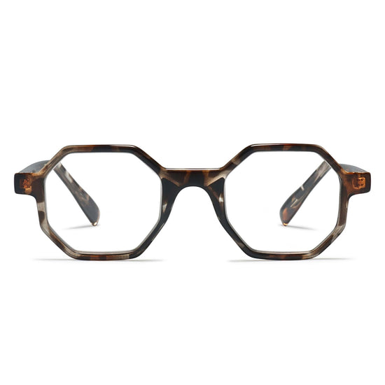 Oversized Hexagon Reading Glasses for Men & Women | R-696