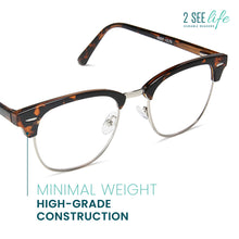 Square Wire Blue Light Reading Glasses for Men & Women | R-827P