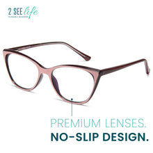 Premium Vivid Cat-eye Reading Glasses for Women | R-934