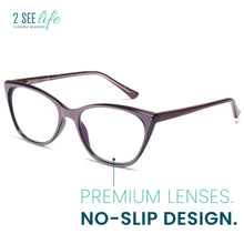 Premium Vivid Cat-Cye Reading Glasses for Women | R-934