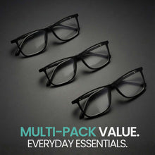 3-Pack Premium TR-90 Durable Wide Frame Reading Glasses for Men | M-775