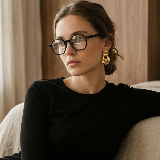 Oversized Hexagon Reading Glasses for Men & Women | R-696
