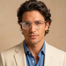 3-Pack Premium TR-90 Large Round Anti Blue-Light Reading Glasses Men & Women | M-729P