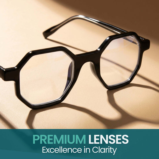 Oversized Hexagon Reading Glasses for Men & Women | R-696