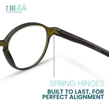 Retro Round Reading Glasses Men & Women Small Narrow Faces | R-726