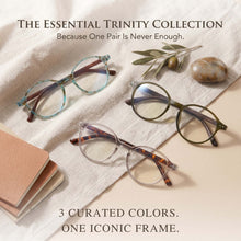 3-Pack Premium Retro Round Reading Glasses for Men & Women  | M-726
