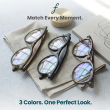 3-Pack Premium TR-90 Large Round Anti Blue-Light Reading Glasses Men & Women | M-729P