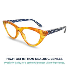 Premium Cat Eye Glasses Readers for Women | R-620