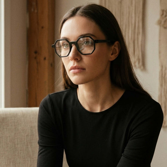 Oversized Hexagon Reading Glasses for Men & Women | R-696