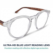 Premium TR-90 Large Round Anti Blue-Light Reading Glasses Men & Women | R-729P