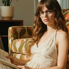 Square Wire Blue Light Reading Glasses for Men & Women | R-827P