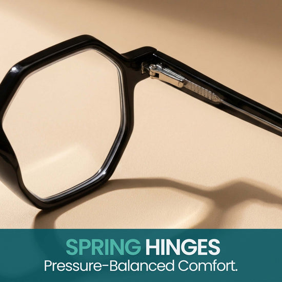 Oversized Hexagon Reading Glasses for Men & Women | R-696