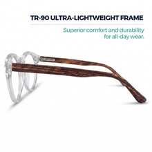 Premium TR-90 Large Round Anti Blue-Light Reading Glasses Men & Women | R-729P