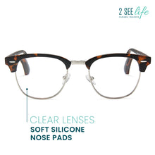 Square Wire Blue Light Reading Glasses for Men & Women | R-827P