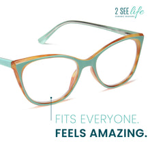 Premium Vivid Cat-Cye Reading Glasses for Women | R-934