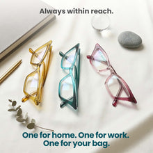 3-Pack Funky Cat Eye Reading Glasses for Women | M-703