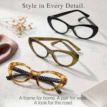 3-Pack Retro Oval Cat Eye Reading Glasses for Women | M-803