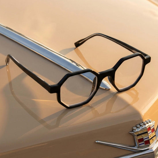 Oversized Hexagon Reading Glasses for Men & Women | R-696