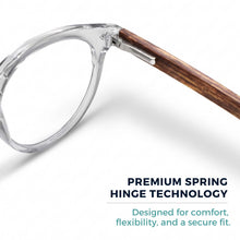 Premium TR-90 Large Round Anti Blue-Light Reading Glasses Men & Women | R-729P