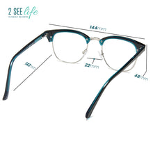 Gold Wire Rim Blue Light Reading Glasses R-827