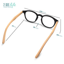 Retro Round Bamboo Frame Reading Glasses | R-925