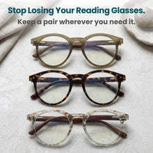 3-Pack Large Round Blue Light Reading Glasses | M-729P