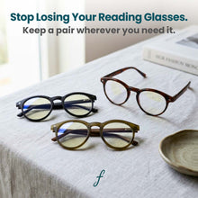 3-Pack Premium TR-90 Large Round Anti Blue-Light Reading Glasses Men & Women | M-729P