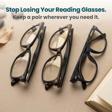3-Pack Premium TR-90 Wooden Texture Stylish Reading Glasses for Men | M-784
