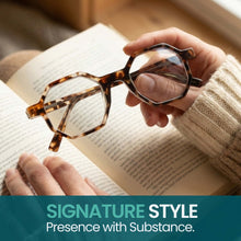 Premium Oversized Hexagon TR-90 Reading Glasses for Men and Women | R-696