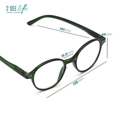 3-Pack Retro Round Reading Glasses for Men & Women | M-726