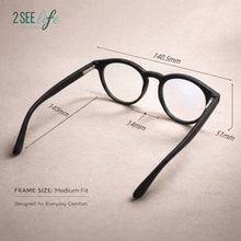 3-Pack Premium TR-90 Large Round Anti Blue-Light Reading Glasses Men & Women | M-729P