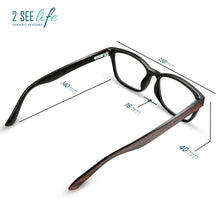 3-Pack Premium TR-90 Wooden Texture Stylish Reading Glasses for Men | M-784