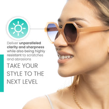 Oversized Hexagon Womens Sunglasses | C-5606