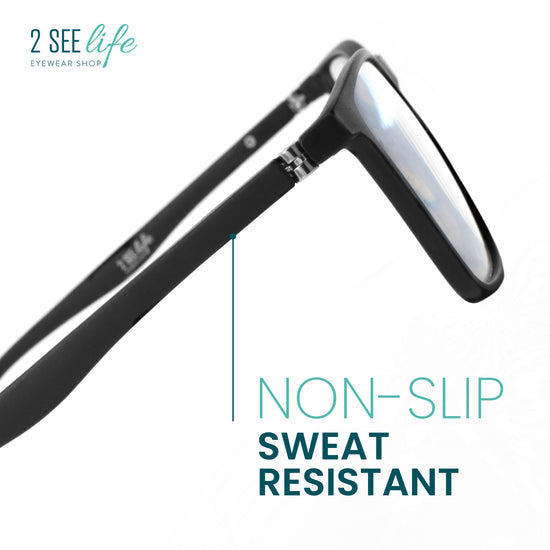 Durable Wide Frame Reading Glasses for Men | R-775