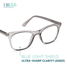 Clear Frame Blue Light Reading Glasses R-771P