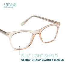 Clear Frame Anti Blue Light Reading Glasses for Men & Women | R-771P