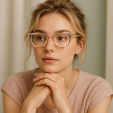 Clear Frame Anti Blue Light Reading Glasses for Men & Women | R-771P