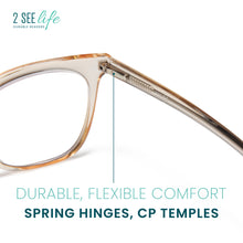 Clear Frame Anti Blue Light Reading Glasses for Men & Women | R-771P