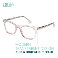 Clear Frame Blue Light Reading Glasses R-771P